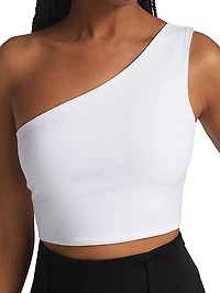 One-Shoulder Cropped Top