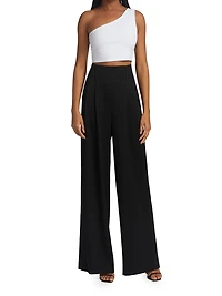 One-Shoulder Cropped Top
