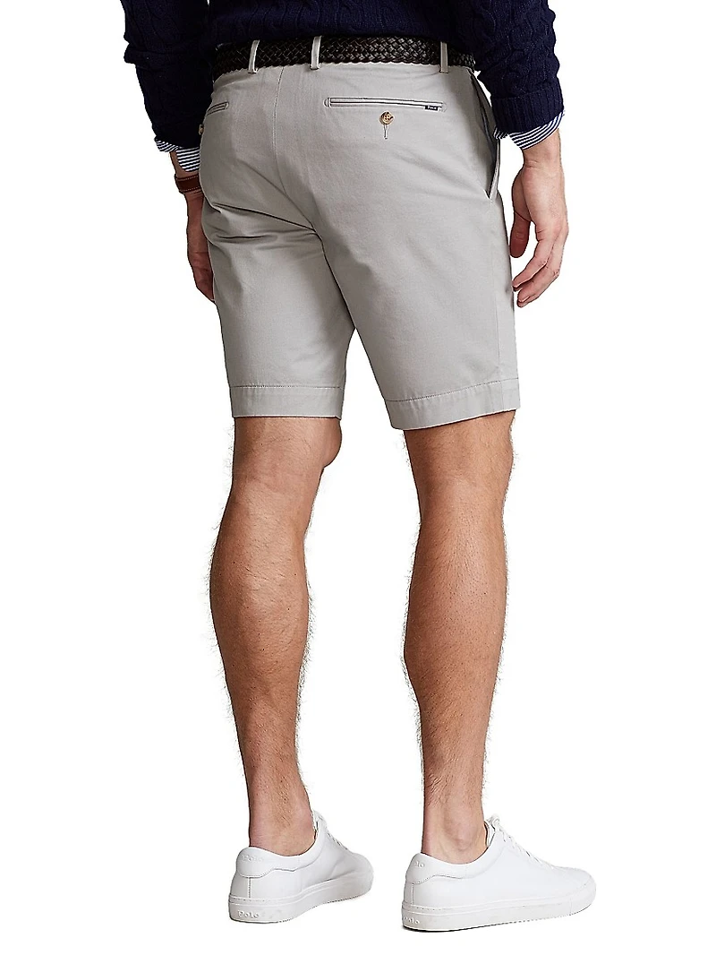 Slim-Fit Cotton-Blend Shorts