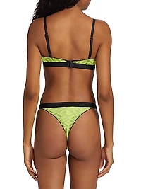 Greca Signature Tulle Bralette