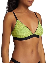 Greca Signature Tulle Bralette
