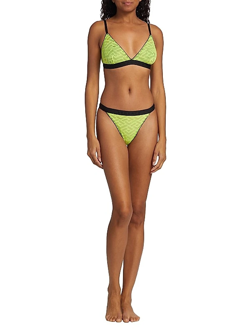 Greca Signature Tulle Bralette