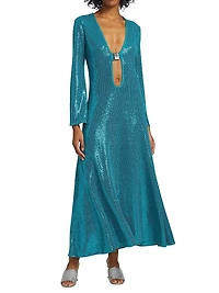 Jullie Sequined Maxi Dress