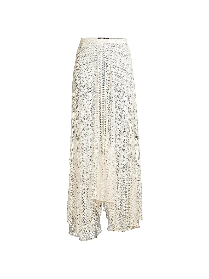 Sheer Lace Beach Skirt