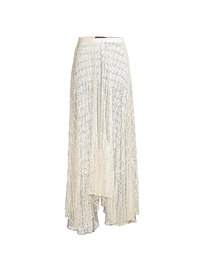 Sheer Lace Beach Skirt
