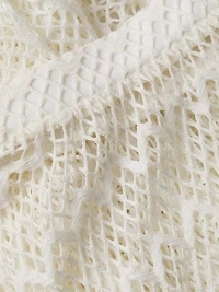 Sheer Lace Beach Skirt