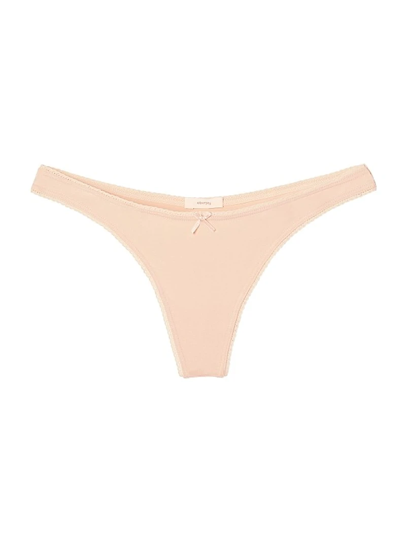 Pima Stretch Cotton Thong