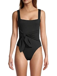 Balboa One-Piece Draped Swimsuit