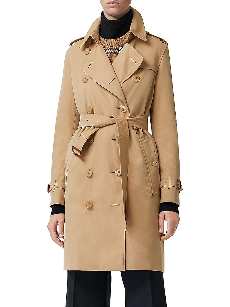 Kensington Belted Double-Breasted Coat