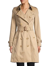 Chelsea Belted Double-Breasted Coat
