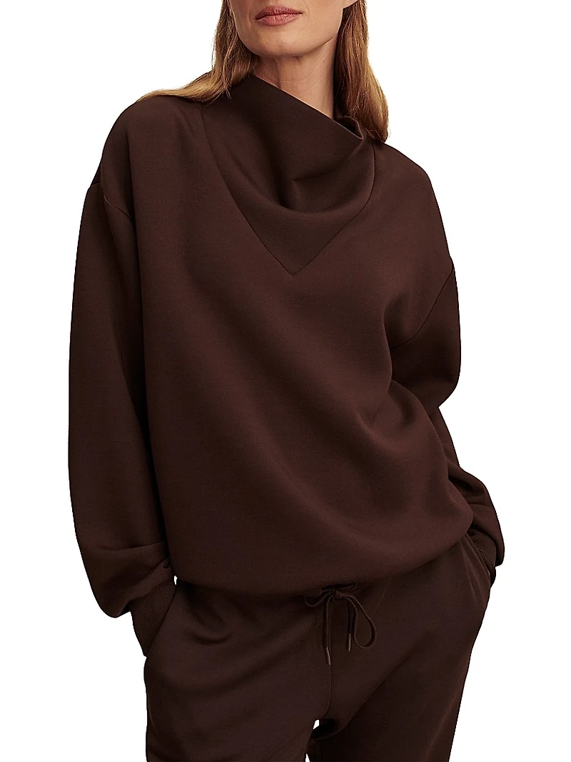 Betsy Melangé Cowl Sweatshirt