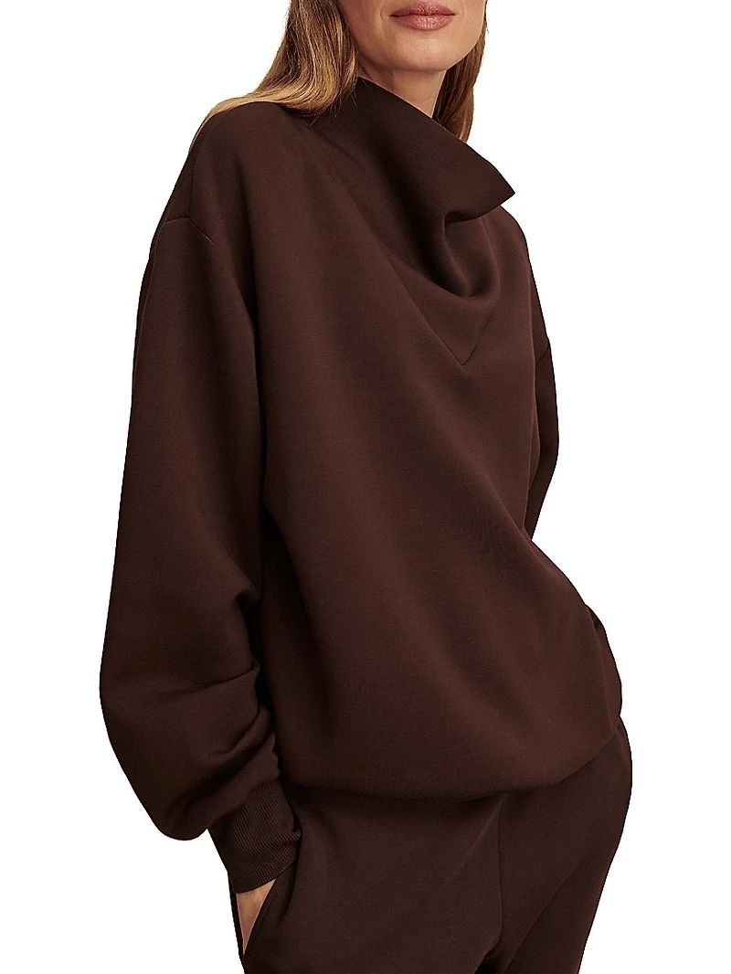 Betsy Melangé Cowl Sweatshirt