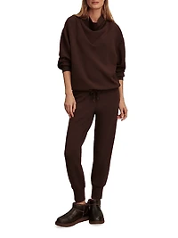 Betsy Melangé Cowl Sweatshirt