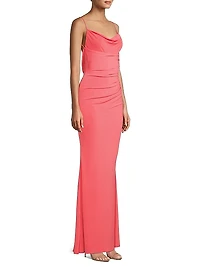Surreal Cowlneck Gown