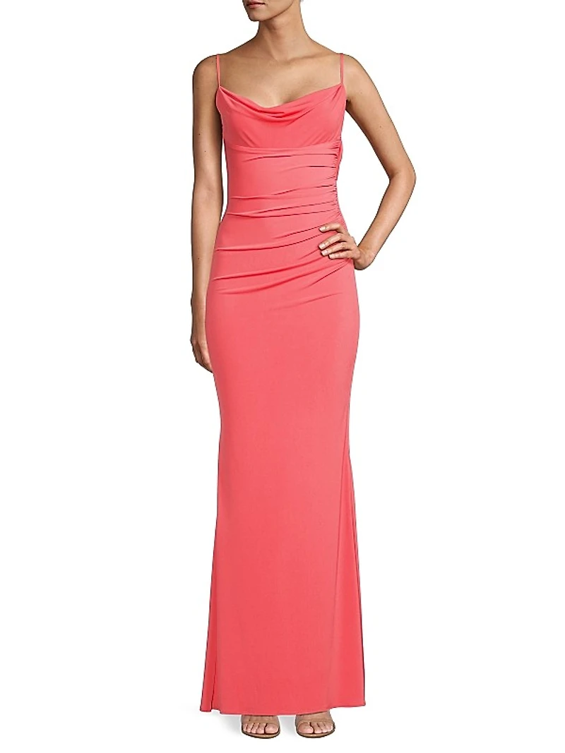 Surreal Cowlneck Gown