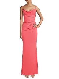 Surreal Cowlneck Gown