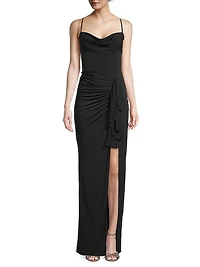 So Juicy Cowlneck Gown