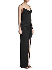 So Juicy Cowlneck Gown