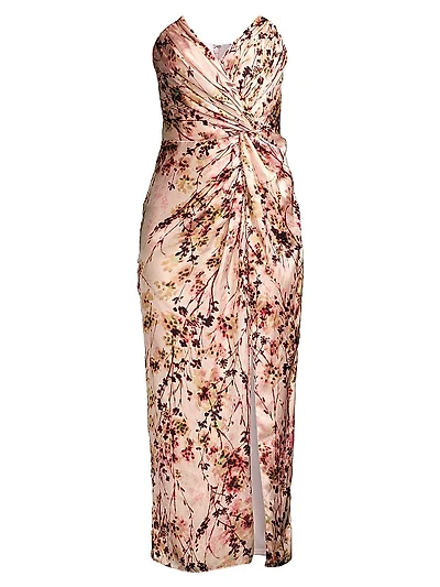 Come On Home Floral Midi-Dress