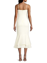 Feather Midi Aurora Dress