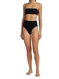 Smocked Bikini Bottoms