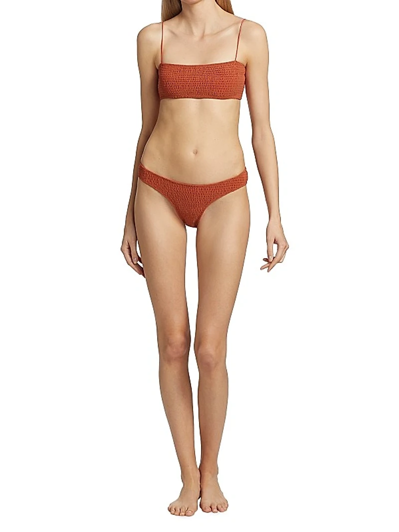Smocked Bikini Bottom
