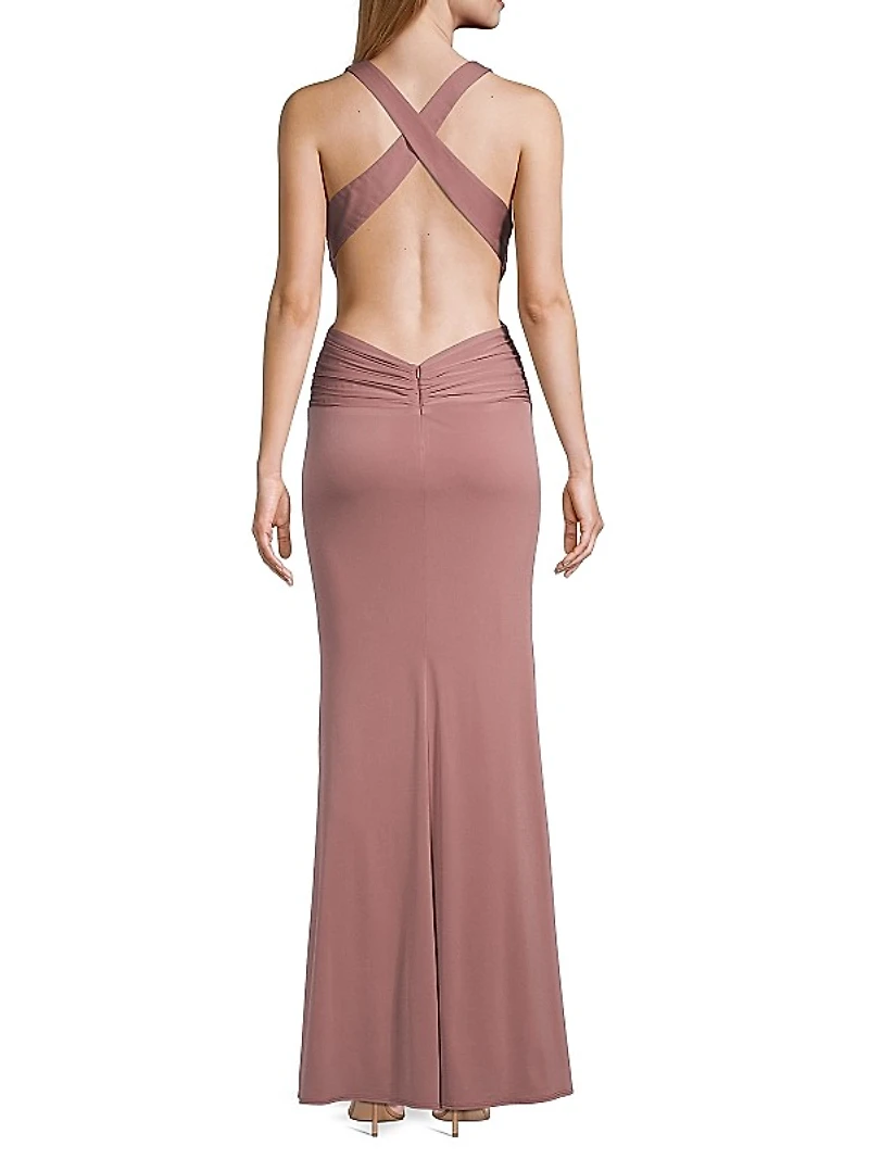 Secret Agent Criss-Cross Gown