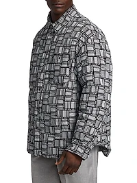 Barcode Monogram Puffer Jacket