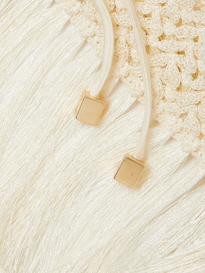 Fringe Trim Crop Top