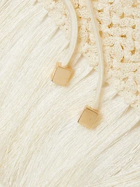 Fringe Trim Crop Top