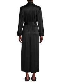 Enchant Long Satin Robe