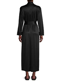 Enchant Long Satin Robe