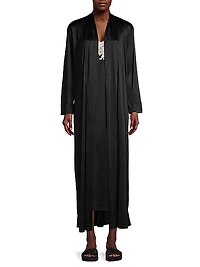 Enchant Long Satin Robe