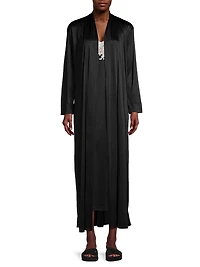 Enchant Long Satin Robe