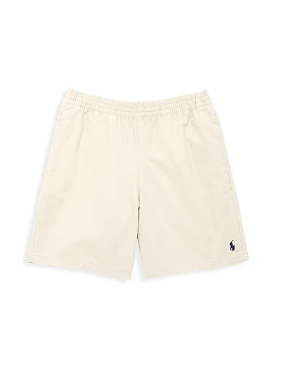 Little Boy's Stretch Twill Shorts