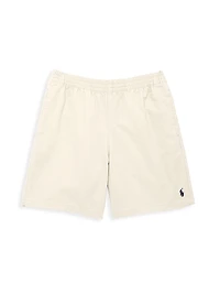 Little Boy's Stretch Twill Shorts