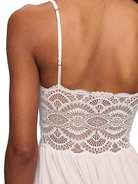 Mariana Modal Lace-Trim Chemise