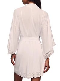 Mariana Modal Lace-Trim Robe