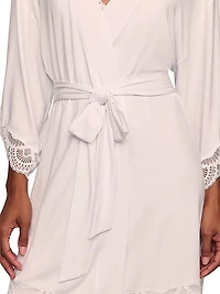 Mariana Modal Lace-Trim Robe