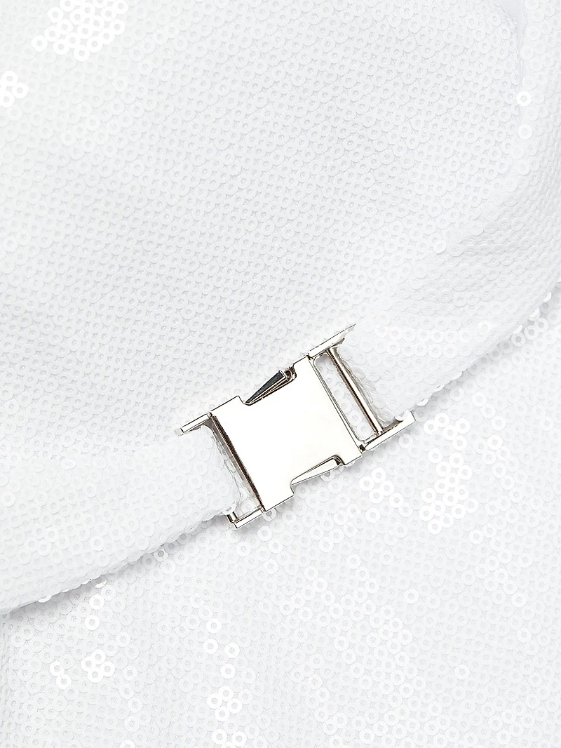 Metallic Halter Gown