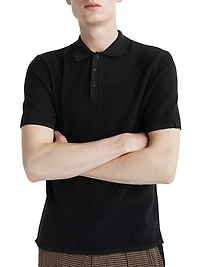 Harvey Knit Cotton Polo