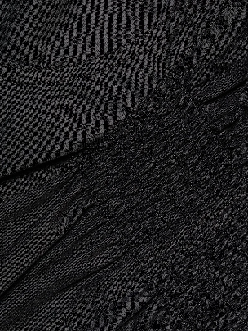 Satina Tiered Sleeveless Shirtdress