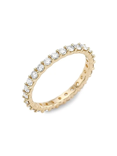 14K Yellow Gold & 1 TCW Diamond Eternity Band