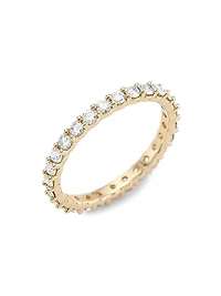 14K Yellow Gold & 1 TCW Diamond Eternity Band