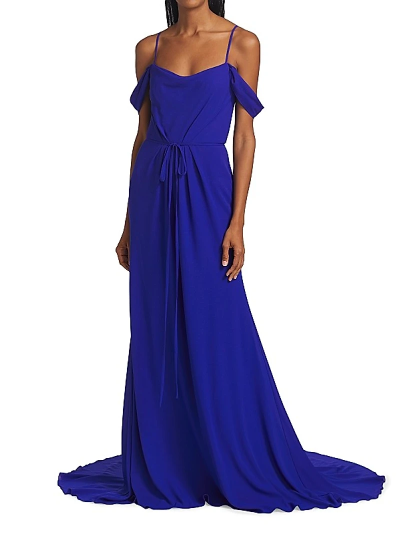 Johanna Off-The-Shoulder Gown