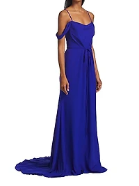 Johanna Off-The-Shoulder Gown