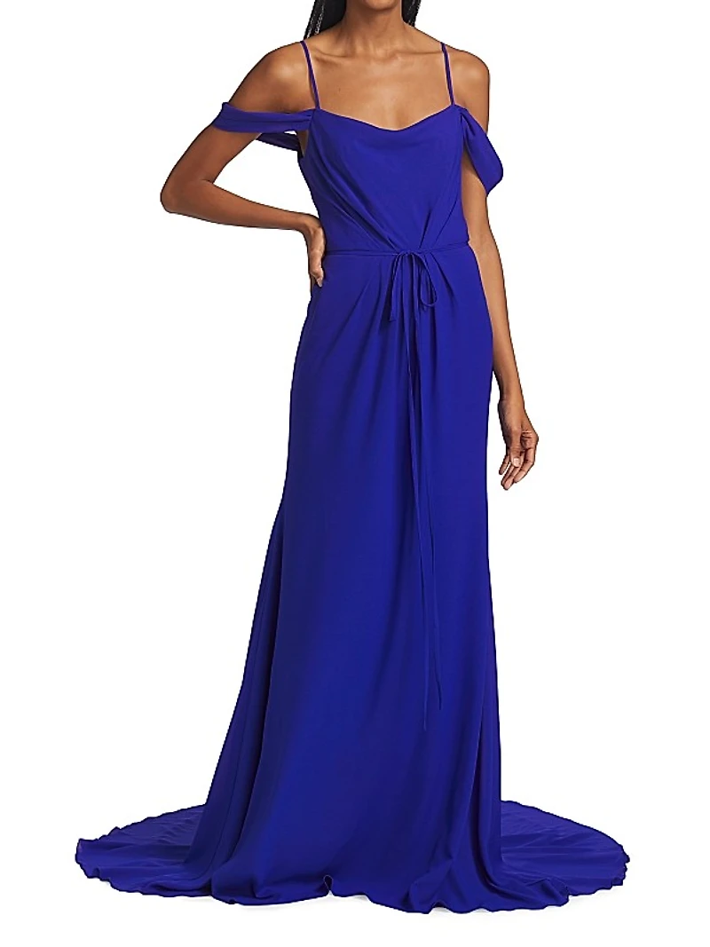Johanna Off-The-Shoulder Gown