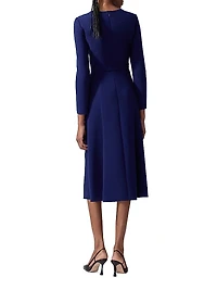 Icon Triple Bow Midi-Dress