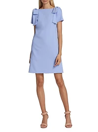 Icon Bow-Embellished Shift Dress