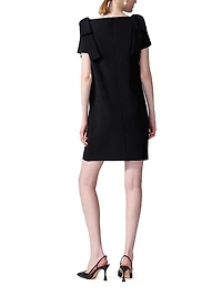 Icon Bow-Embellished Shift Dress